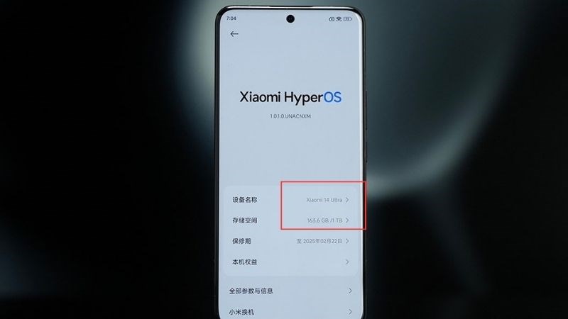 Xiaomi 14 Ultra có dung lượng và bộ nhớ cao Xiaomi 14 Ultra có dung lượng và bộ nhớ cao