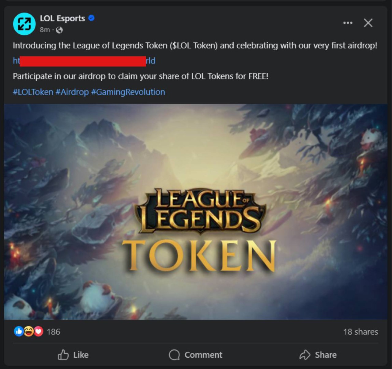 Fanpage chính thức của Liên Minh Huyền Thoại bất ngờ bị hack Fanpage chính thức của Liên Minh Huyền Thoại bất ngờ bị hack