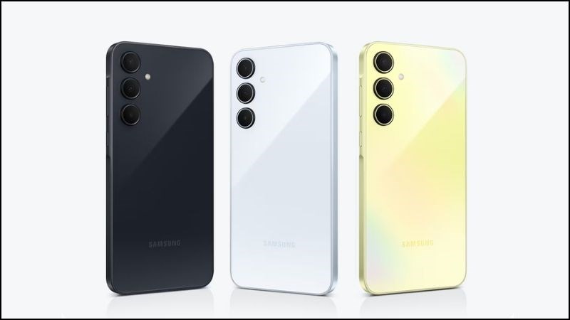 Samsung A35 c&oacute; tổng cộng 3 m&agrave;u mới mẻ, trẻ trung