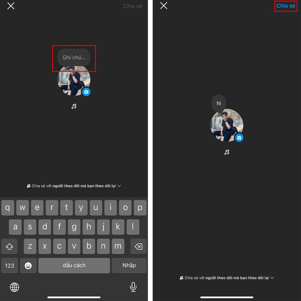 3 mẹo Instagram Notes