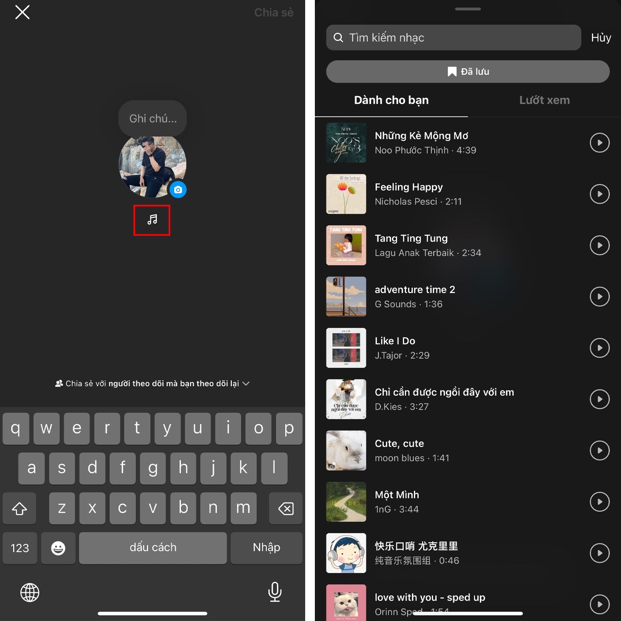 3 mẹo Instagram Notes