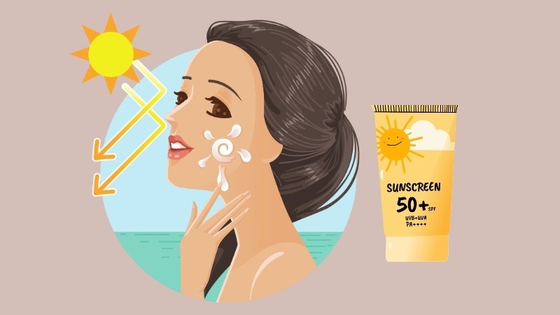 Bạn nên chọn loại kem chống nắng có chỉ số SPF từ 50 trở lên để bảo vệ da