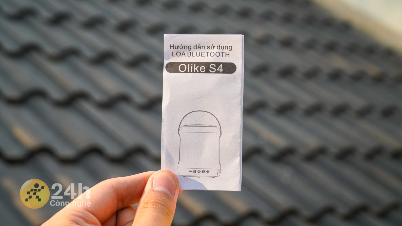 Giấy hướng dẫn sử dụng loa Olike S4. Giấy hướng dẫn sử dụng loa Olike S4.