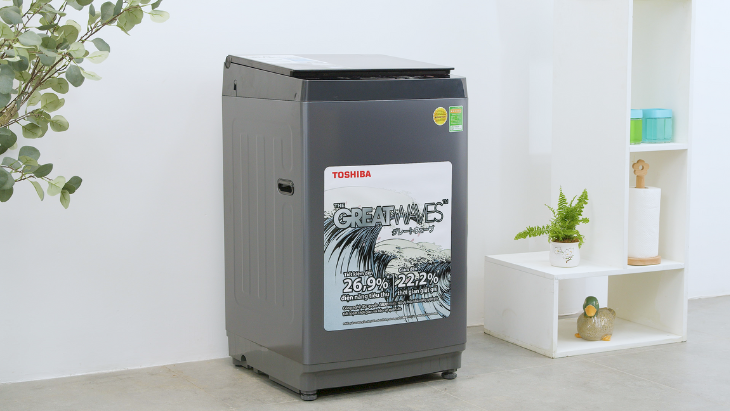 Máy giặt Toshiba Inverter 9kg AW-M1000FV(MK) - Thiết kế