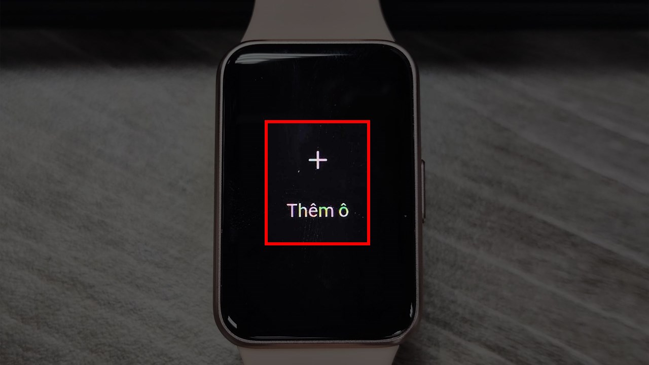 Hướng dẫn thêm ô trên Galaxy Fit3