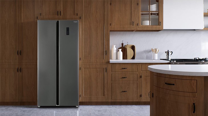 Tủ lạnh Side by Side có 2 cánh, dung tích và sức chứa lớn Tủ lạnh Side by Side có 2 cánh, dung tích và sức chứa lớn