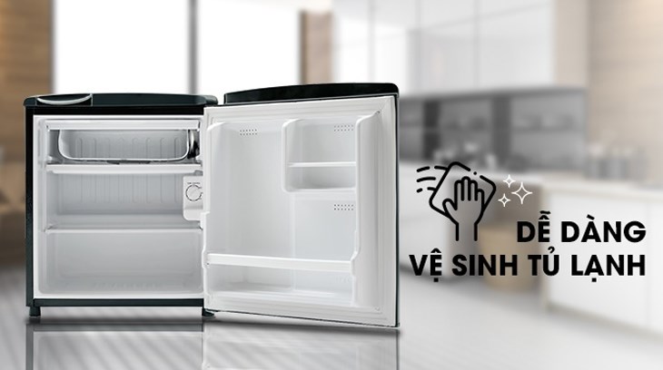 Tủ lạnh 1 cánh có cấu tạo đơn giản, dễ sử dụng và vệ sinh Tủ lạnh 1 cánh có cấu tạo đơn giản, dễ sử dụng và vệ sinh