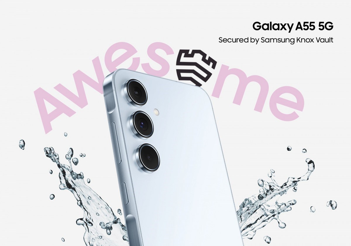 Galaxy A55 5G lộ diện thiết kế với phong cách vuông vắn đầy trẻ trung