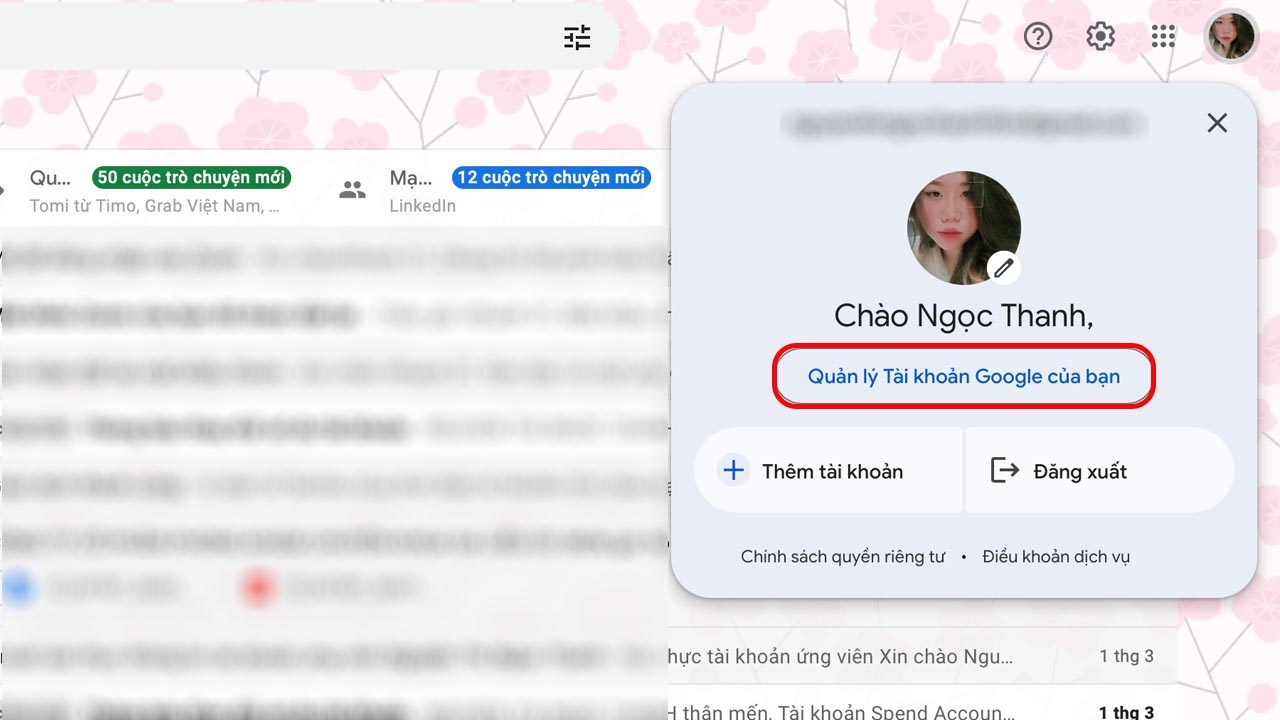 Cách đổi mật khẩu Gmail