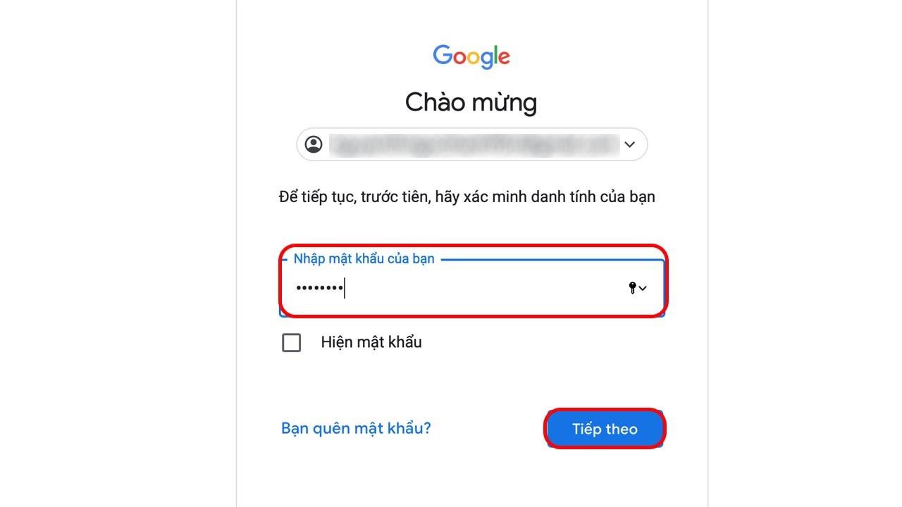 Cách đổi mật khẩu Gmail