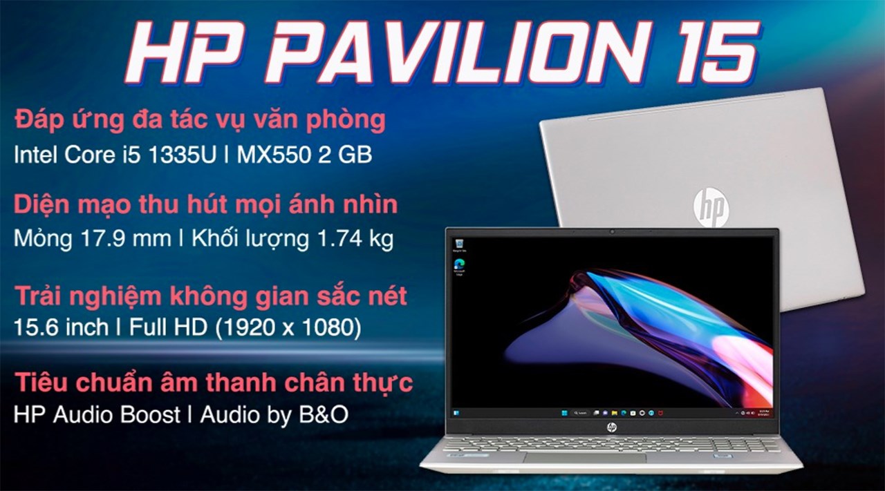 Mừng 8/3 laptop HP 512GB giá chỉ từ 15.79 triệu đồng, Office chỉ 790K