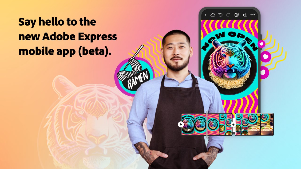 Adobe phát hành Express Beta cho iOS và Android