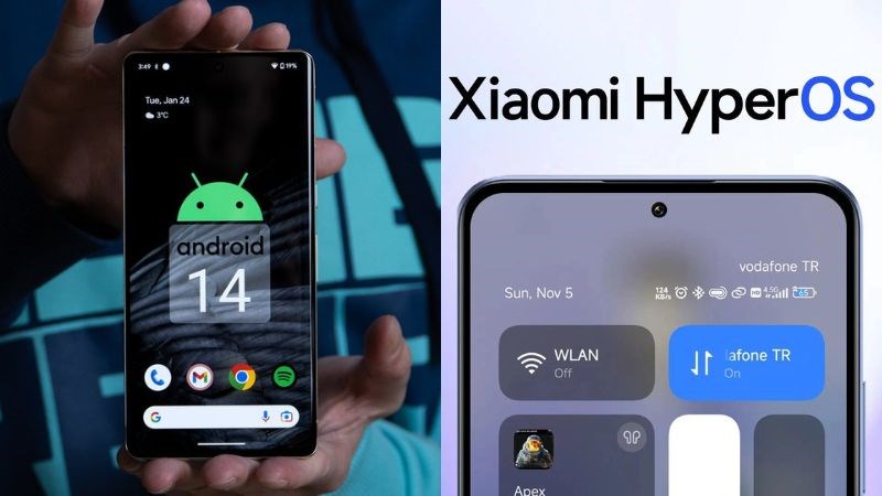 Xiaomi 14 Pro được trang bị hệ điều hành Android 14 và giao diện HyperOS