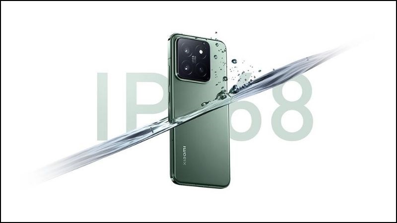 Xiaomi 14 được trang bị chuẩn chống nước IP68 tương tự Xiaomi 13 Xiaomi 14 được trang bị chuẩn chống nước IP68 tương tự Xiaomi 13