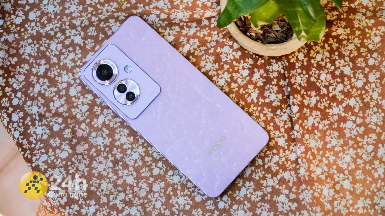 OPPO Reno11 F 5G với thiết kế mặt lưng độc đáo