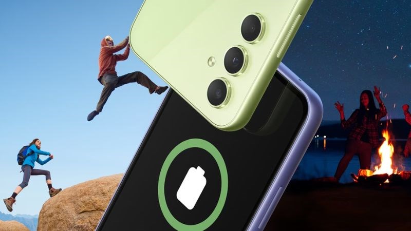 Samsung A55 có khả năng hoạt đ&ocirc;̣ng b&ecirc;̀n bỉ hơn nhờ tính năng ti&ecirc;́t ki&ecirc;̣m pin