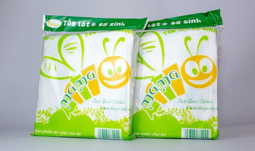 30 tấm lót Mama 20x20 cm - Màu trắng