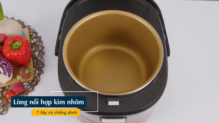 Lòng nồi hợp kim nhôm bền bỉ, chống dính, truyền nhiệt tốt