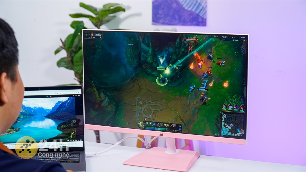 Viewsonic VA2436-H còn được trang bị tần số quét 100 Hz nên cho trải nghiệm chơi game rất đã.