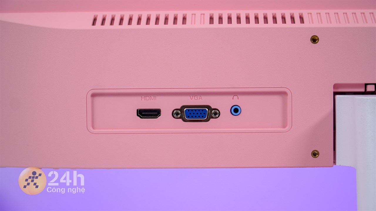 Viewsonic VA2436-H không đi kèm với quá nhiều cổng kết nối.