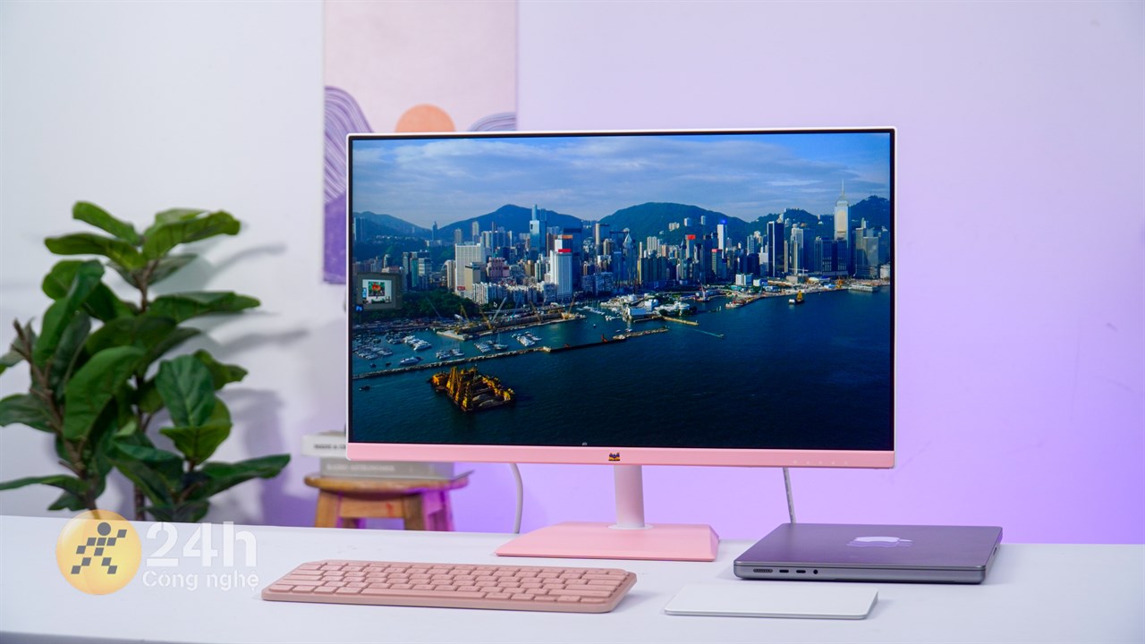 Viewsonic VA2436-H có kích thước vừa phải và chất lượng hiển thị tốt.