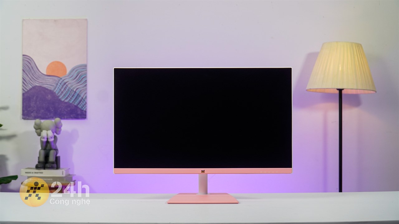 Viewsonic VA2436-H được hoàn thiện rất chỉn chu và chắc chắn.