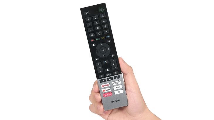 Google Tivi Toshiba 4K 55 inch 55C350LP - Remote