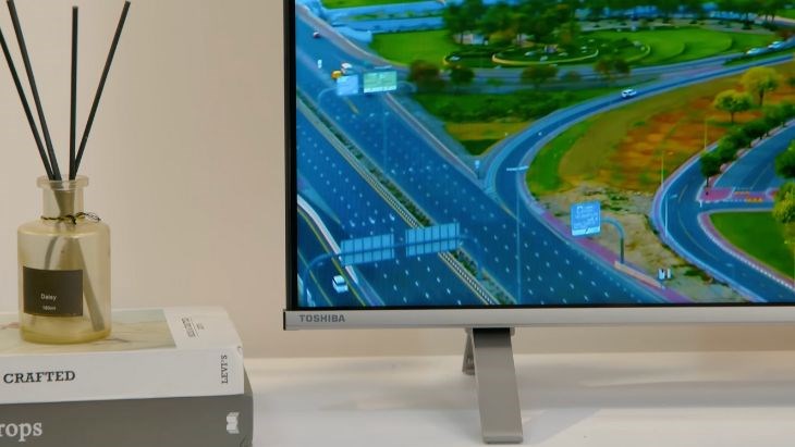 Google Tivi Toshiba 4K 55 inch 55C350LP - Thiết kế không viền