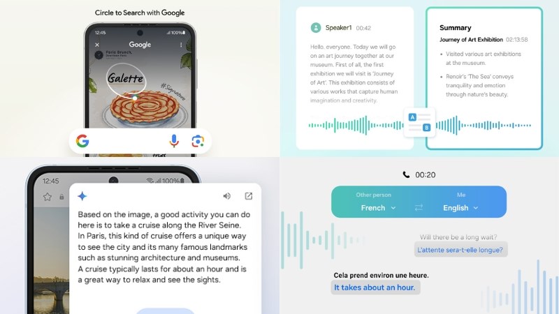T&iacute;ch hợp nhiều t&iacute;nh năng Galaxy AI