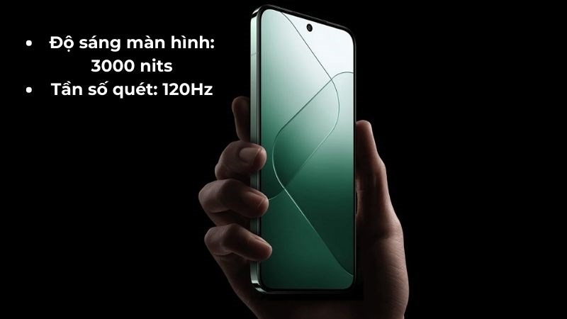 Xiaomi 14 v&agrave; Xiaomi 14 Pro sẽ c&oacute; chung độ s&aacute;ng m&agrave;n h&igrave;nh v&agrave; tần số qu&eacute;t