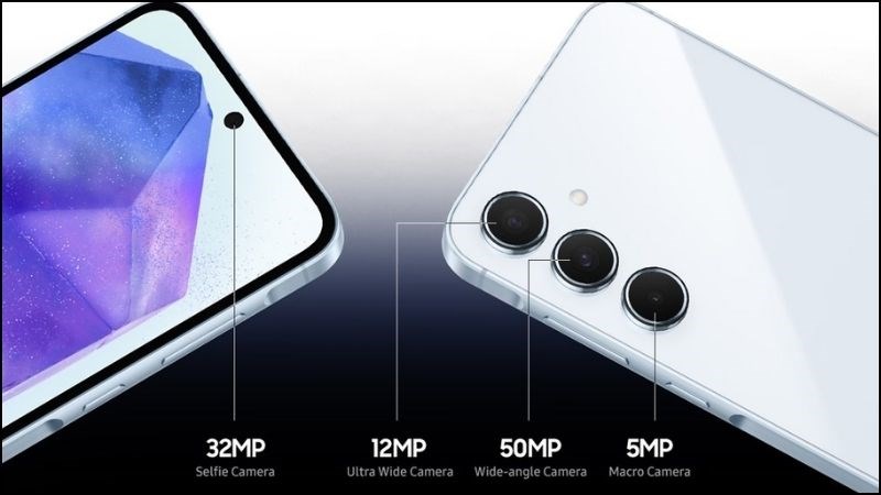 Th&ocirc;ng số camera của Samsung A55