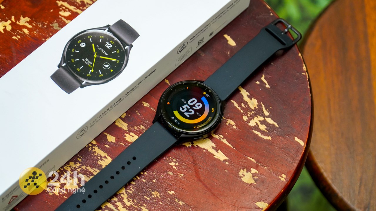 Xiaomi Watch 2 được thiết kế theo dạng mặt đồng hồ tròn