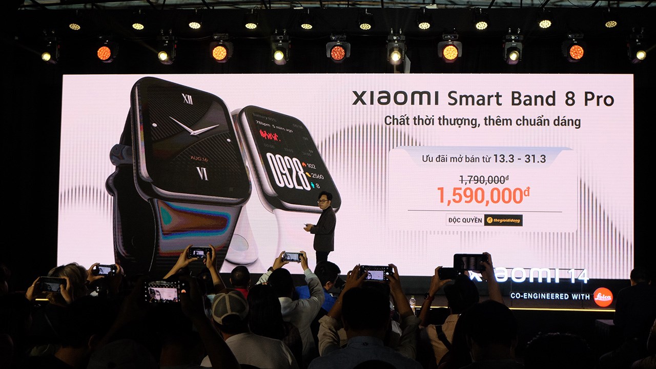 Mức giá chính thức của Xiaomi Smart Band 8 Pro tại Việt Nam Mức giá chính thức của Xiaomi Smart Band 8 Pro tại Việt Nam