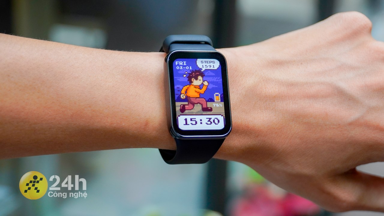 Màn hình của Xiaomi Smart Band 8 Pro có thể hiện được nhiều nội dung hơn Màn hình của Xiaomi Smart Band 8 Pro có thể hiện được nhiều nội dung hơn