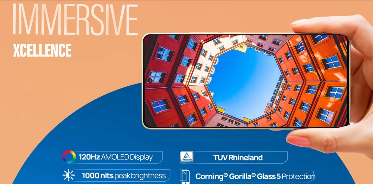 POCO X6 Neo được trang bị màn hình OLED có độ sáng tối đa 1.000 nits