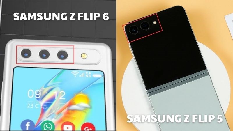 Samsung Z Flip 6 c&oacute; thể sẽ được trang bị th&ecirc;m 1 camera so với Z Flip 5