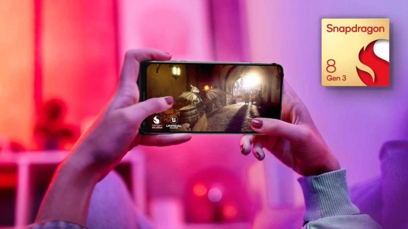 Chiến game mượt mà không lo giật là với con chip Snapdragon 8 gen 3