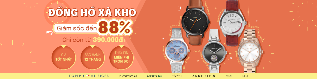 Đồng hồ xả kho giá sốc, chỉ từ 390K, Elio, MVW, Citizen có đủ