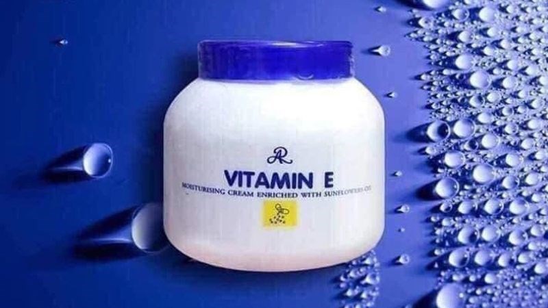 Kem vitamin E có thể được sử dụng như một loại kem dưỡng ẩm