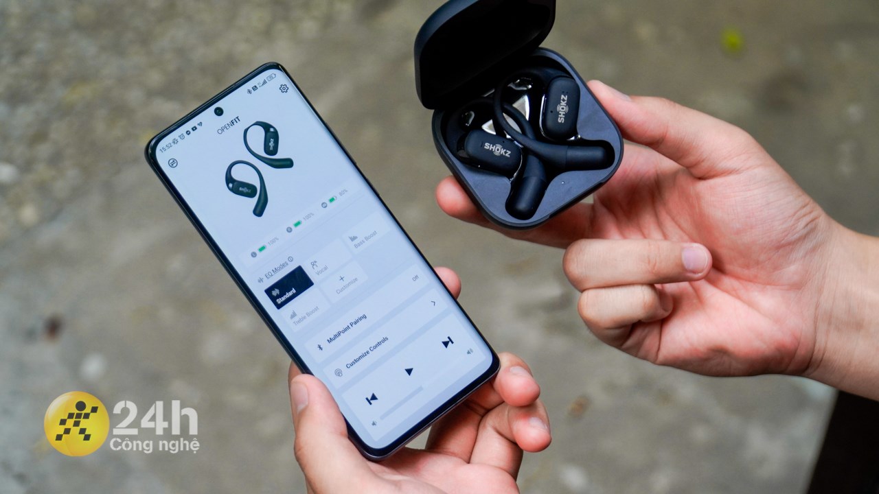 Shokz OpenFit còn hỗ trợ cả phần mềm thứ 3 mang tên Shokz.