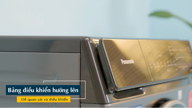 máy giặt sấy Panasonic Inverter giặt 10 kg - sấy 6 kg NA-S106FC1LV - bảng điều khiển