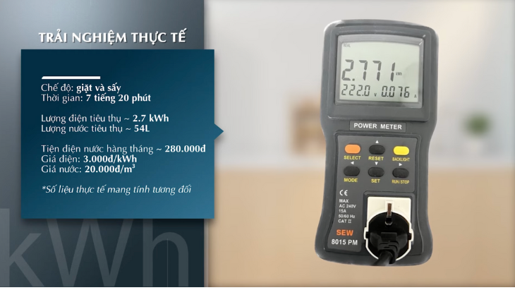 máy giặt sấy Panasonic Inverter giặt 10 kg - sấy 6 kg NA-S106FC1LV - điện nước