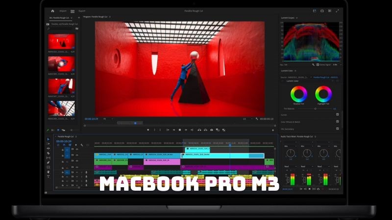 MacBook Pro M3 sẽ ph&ugrave; hợp nhất với c&aacute;c t&aacute;c vụ thiết kế đồ họa, 3D,...