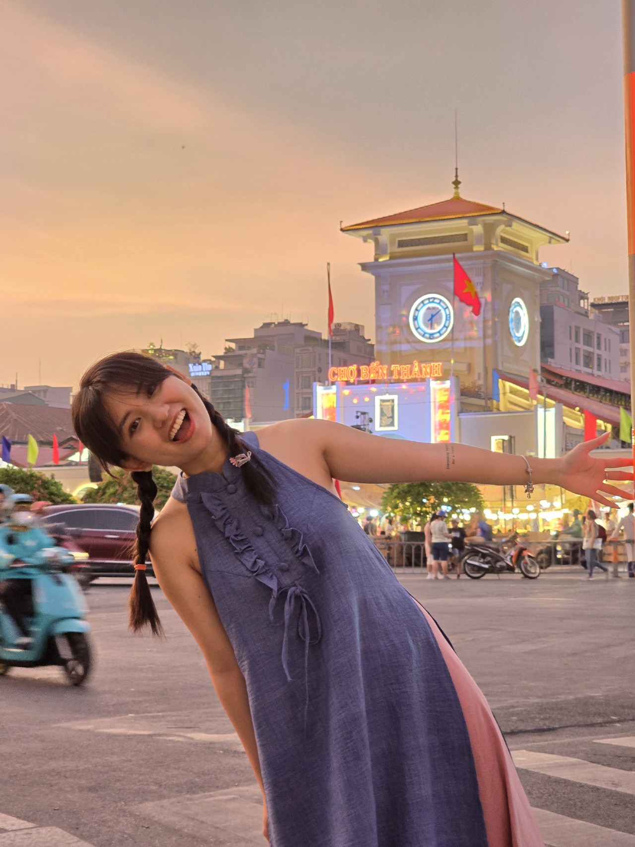 Ảnh chụp mức zoom 3x trong điều kiện thiếu sáng từ camera tele của Galaxy S24 Ultra.