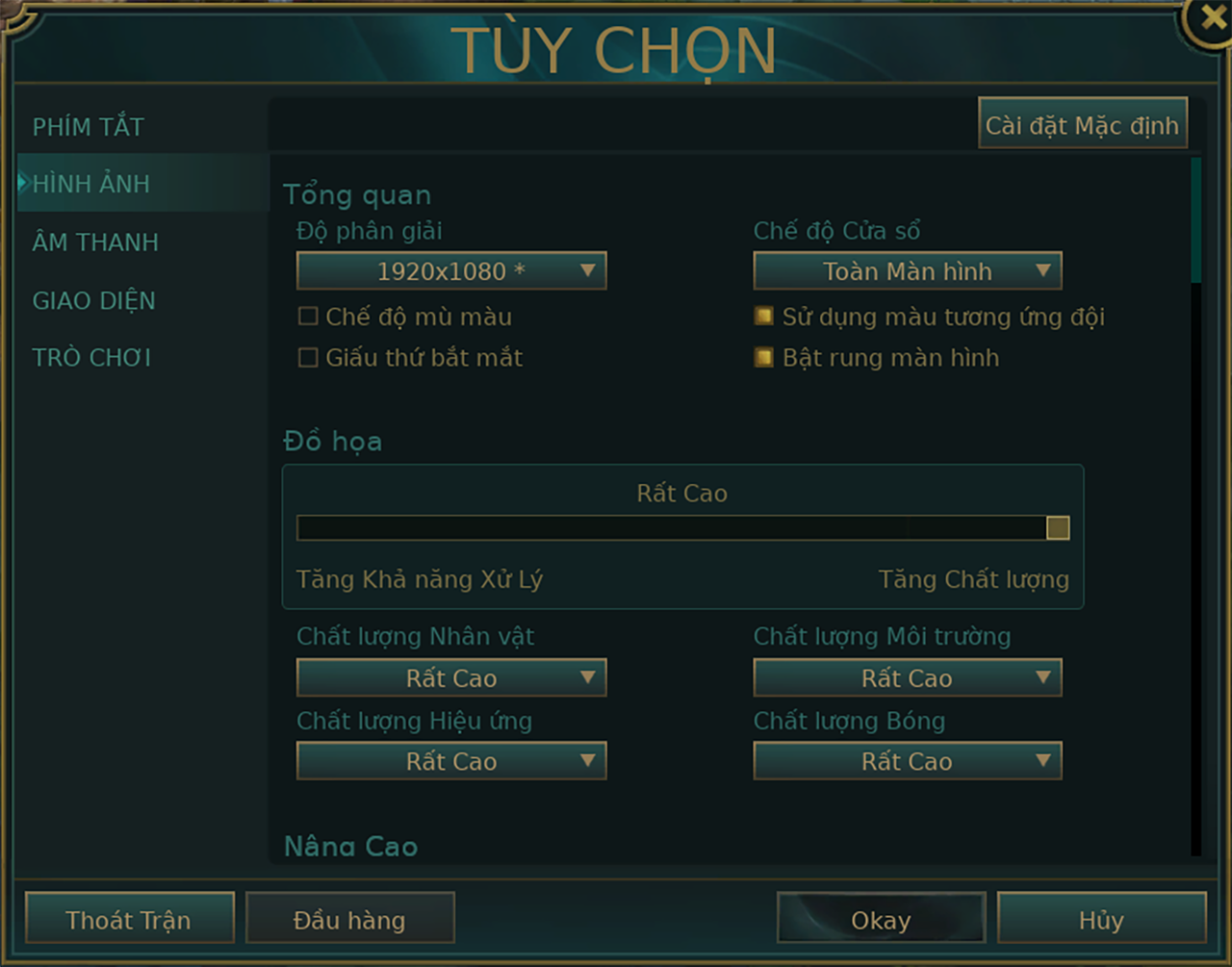 Thiết lập đồ họa game FC Online trên Acer Aspire 3 A315 59 5283