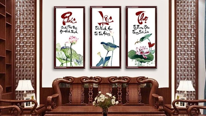 Bức tranh chữ thư ph&aacute;p l&agrave; một lựa chọn qu&agrave; tặng tinh tế 