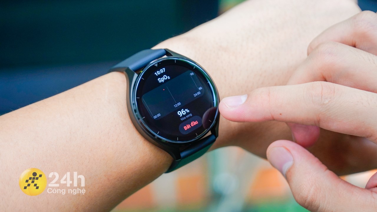 Chiếc smartwatch cao cấp của Xiaomi cũng hỗ trợ tính năng đo nồng độ Oxi trong máu SpO2. Chiếc smartwatch cao cấp của Xiaomi cũng hỗ trợ tính năng đo nồng độ Oxi trong máu SpO2.