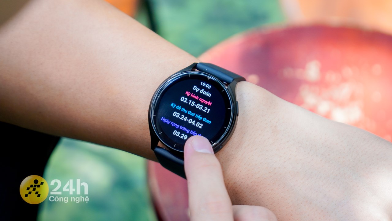 Xiaomi Watch 2 có khả năng theo dõi chu kỳ kinh nguyệt và đưa ra các thông báo về từng mốc thời gian. Xiaomi Watch 2 có khả năng theo dõi chu kỳ kinh nguyệt và đưa ra các thông báo về từng mốc thời gian.