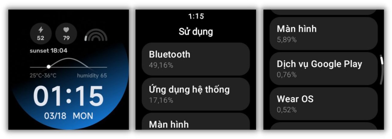 Đây là dung lượng và mức sử dụng pin của Xiaomi Watch 2 trước khi theo dõi giấc ngủ. Đây là dung lượng và mức sử dụng pin của Xiaomi Watch 2 trước khi theo dõi giấc ngủ.