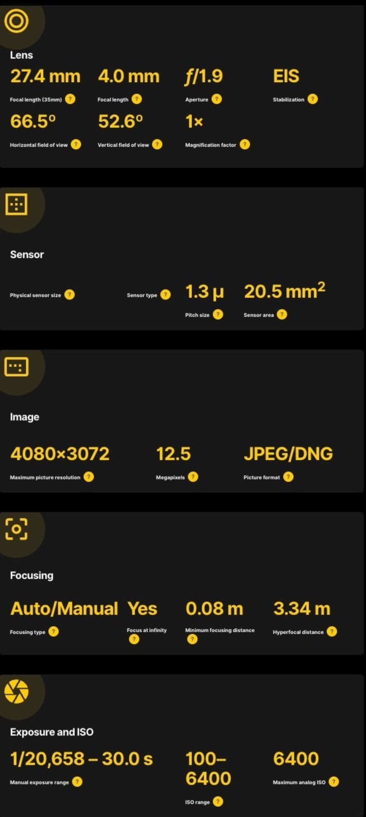 Thông số camera của OPPO A60 cũng đã được tiết lộ qua trang web Camera FV5 Thông số camera của OPPO A60 cũng đã được tiết lộ qua trang web Camera FV5